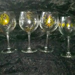 Celestial Wine Glasses custommade
